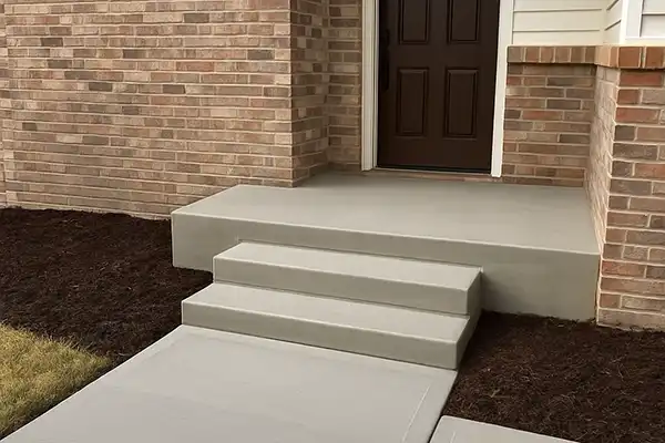 New concrete steps
