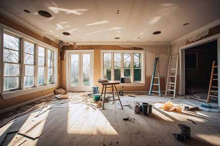 Addition under construction